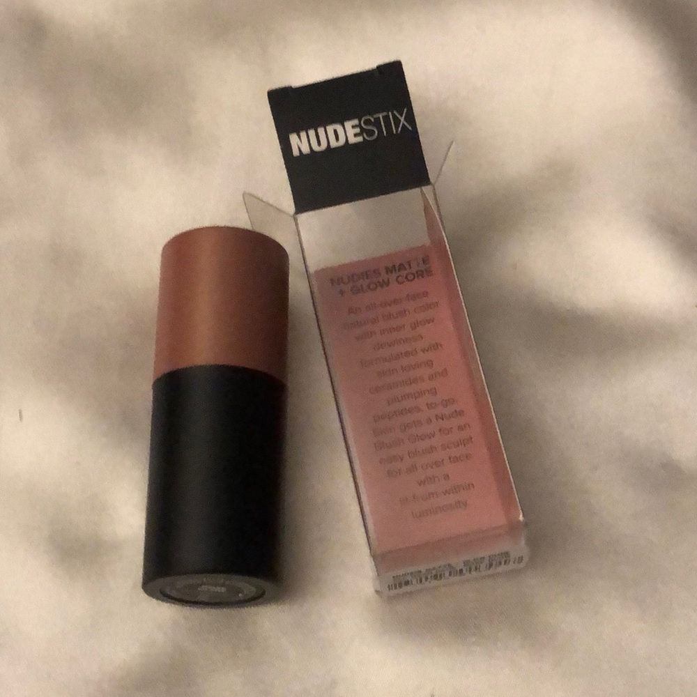NUDESTIX Nudies Matte + Glow Core Blush Shade Rose Glow 6g NIB Full Size